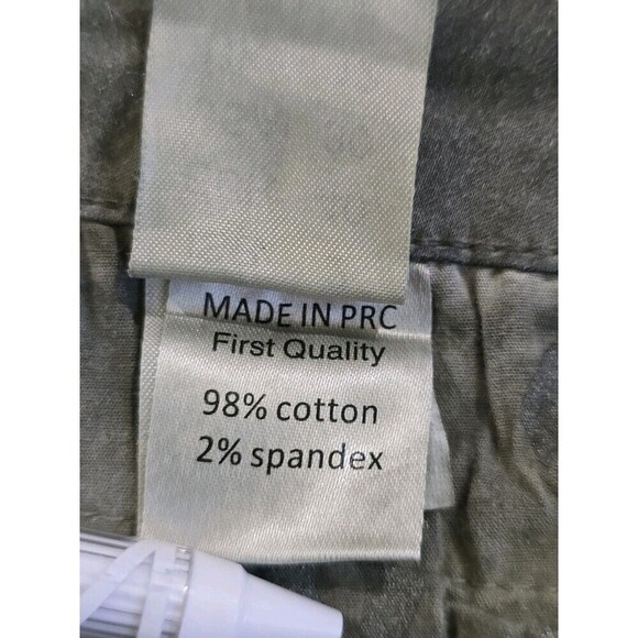 Bianco Blake Boyfriend Jeans Womens Size 30 Olive Green Skinny Jeans - Picture 10 of 13